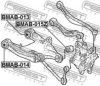 FEBEST BMAB-014 Control Arm-/Trailing Arm Bush